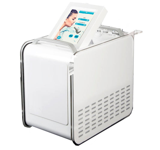 Aparat 4in1 Mezoterapie, Ciocan Rece, Oxygen Jet Peeling, RF Curatare, Hidratantare, Lifting Saloane, Indepartarea Acneei, Ultrasunete, RF S585