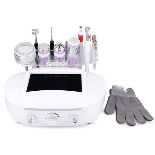 Combina Cosmetica 9in1 TotulPerfect Profesional Diamond Micro-Dermabraziune, Lifting Ten Profesional Salon, RF Ultrasunete 3Mzh, Indepartare Puncte Negre, Skin Rejuvenation Ballerina 1809