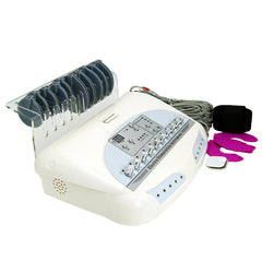 Aparat Cosmetic EMS Electrostimulare Slabit, Centura EMS, Indepartarea grasimii, Masaj, Tonifierea pielii, Ingrijirea/Tonifierea Sanilor, 24 Pads X-EMS