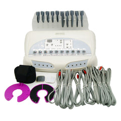 Aparat Cosmetic EMS Electrostimulare Slabit, Centura EMS, Indepartarea grasimii, Masaj, Tonifierea pielii, Ingrijirea/Tonifierea Sanilor, 24 Pads X-EMS