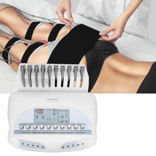 Aparat Cosmetic EMS Electrostimulare Slabit, Centura EMS, Indepartarea grasimii, Masaj, Tonifierea pielii, Ingrijirea/Tonifierea Sanilor, 24 Pads X-EMS