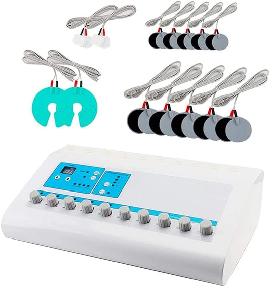 Aparat Cosmetic EMS Electrostimulare Slabit, Centura EMS, Indepartarea grasimii, Masaj, Tonifierea pielii, Ingrijirea/Tonifierea Sanilor, 24 Pads T-EMS