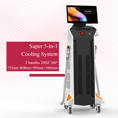 Aparat AVANTSKIN Epilare Definitiva Laser Dioda 3Lungimi 755nm, 808nm, 1064nm Profesional 1200W Dioda Laser, 50mil Impulsuri Manipul Touch Screen