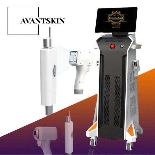 Aparat Epilare Definitiva Laser Dioda 3Lungimi 755nm, 808nm, 1064nm Profesional 1600W Dioda Laser, 50mil Impulsuri Manipul Touch Screen + PICO Laser AVANTSKIN