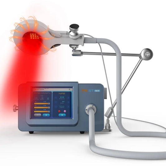Aparat Magnetoterapie cu Infrarosu Fizioterapie EMTT ameliorare a durerii, 100-300KHz, 7 Tesla Extracorporal, regenerare osoasa si musculara