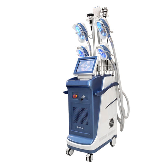 Aparat Profesional 5 Manipuli Criolipoliza 360 DEEPCool, Cryoterapie Indepartare celulita, Fat Freezing Lifting Salon,DEEPSCULPTURE Blue