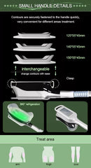 Aparat Profesional 5 Manipuli Criolipoliza 360 DEEPCool,Cryoterapie Indepartare celulita, Fat Freezing Lifting Salon, DEEPSCULPTURE Black