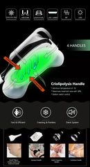 Aparat Profesional 5 Manipuli Criolipoliza 360 DEEPCool,Cryoterapie Indepartare celulita, Fat Freezing Lifting Salon, DEEPSCULPTURE Black