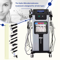 Aparat AQUAFACIAL 10in1 Facial Ultrasunete, Skin scrubber, Oxy Spray Profesional, Lifting, Indepartare Riduri, Linii fine, Radiofrecventa Helley10