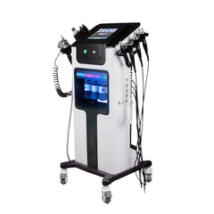 Aparat 9in1 AQUAFacial Ultrasunete, Skin scrubber, Oxy Spray Profesional, Lifting, Indepartare Riduri, Linii fine, Radiofrecventa Helley