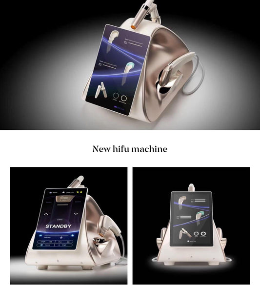 Aparat de Lifting Facial, Desktop 7d Hifu 4Mhz, Dispozitiv Antirid, Lifting facial Ultrasunete, Indepartarea Ridurilor