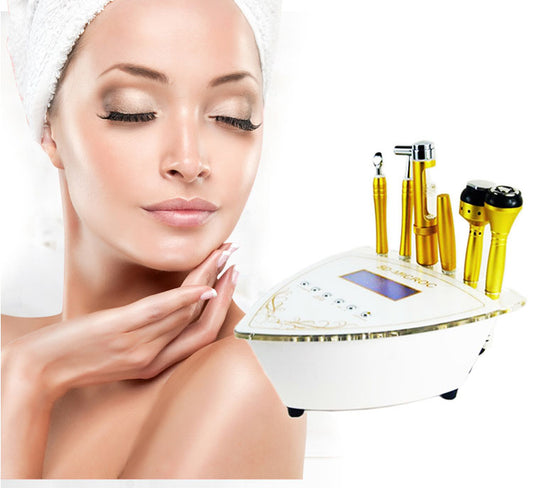 Aparat 5in1 Cosmetic BIO RF Portabil Injectare Fara Ace Botox, Acid Hialuronic, Mezoterapie, Ciocan Rece,Ingrijire Ochi, Aparat Cosmetic Facial, Perfect