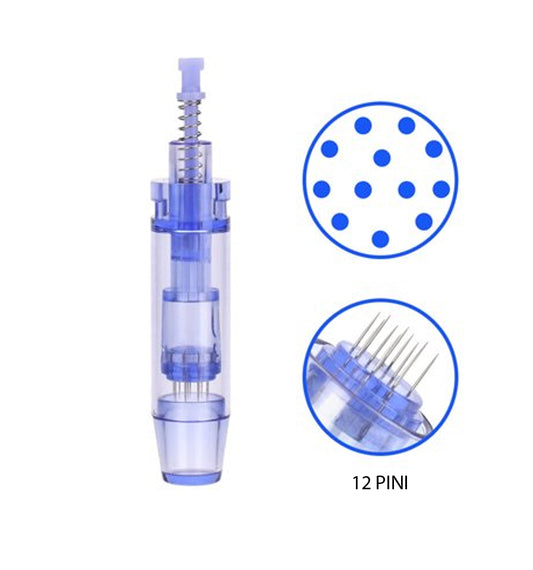 Cartus Microace Pini Model Baioneta Injectie Microneedeling Dr.Pen, Indepartarea ridurilor, injector cu ace cu inalta precizie