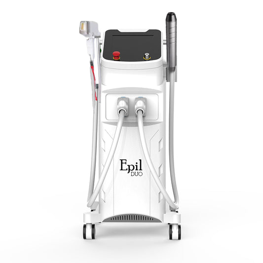 INCHIRIERE Aparat 2in1 Epilare Definitiva EPILDUO 3LUNGIMI Dioda Laser + OPT IPL SHR, 50MIL Impulsuri, Epilare Laser Profesionala Salon TEC+Sapphire Refrigeration DUOWay DIPL