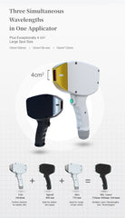 Aparat 1600W Epilare Definitiva Laser Dioda 4Lungimi 940, 755, 808, 1064nm Profesional 1200W Dioda Laser, 100mil Impulsuri ICELegend1200