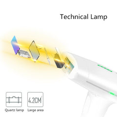 Epilator IPL Lescolton, Senzor Skin 500.000 impusuri Indepartarea parului, Rejuvenarea pielii, Curatarea acneei T0012