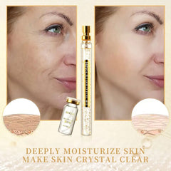 Kit Ser Fire de Colagen pentru îngrijirea Tenului, Lifting Peptide de colagen 15ml*5 si 20 Silk Protein