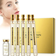 Kit Ser Fire de Colagen pentru îngrijirea Tenului, Lifting Peptide de colagen 15ml*5 si 20 Silk Protein