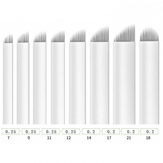 Lama Microblading Tatuaj Machiaj Semipermanent sterilizate si ambalate individual