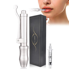 Aparat Reglabil Injectare Acid Hyaluronic Hyaluron Pen, Inalta Presiune, Precizie, Stilou Atomizare Marire Buze, Lifting AkaAy White