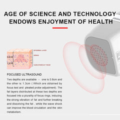 Aparat Ultrasunete Plutonix HIFU Tonifiere si Slabire Corp, Indepartarea Celulitei, Intinerirea pielii - Energie cu ultrasunete concentrata la intensitate ridicata Hello Body, Gel Corp Cadou