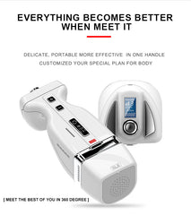 Aparat Ultrasunete Plutonix HIFU Tonifiere si Slabire Corp, Indepartarea Celulitei, Intinerirea pielii - Energie cu ultrasunete concentrata la intensitate ridicata Hello Body, Gel Corp Cadou