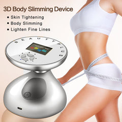 Aparat Cosmetic Ultrasonic RF Slabit, Indepartarea grasimii, Masaj, Tonifierea pielii, Ingrijirea/Tonifierea Corpului, TotulPerfect Silver 1705