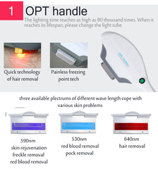 Aparat Epilare Definitiva Ice Platinium OPT IPL SHR E-light 300.000 Impulsuri, Epilare Laser Profesionala Salon Bellisima