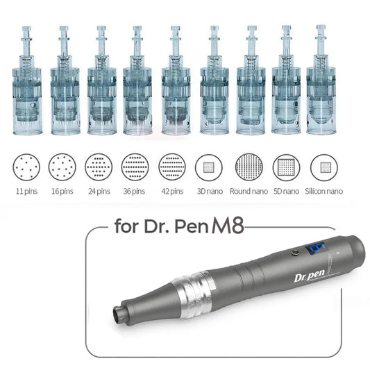 Cartus Microace Pini Model Baioneta Injectie Microneedeling Dr.Pen, Indepartarea ridurilor, injector cu ace cu inalta precizie