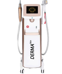 Aparat 2in1 DUO Epilare Definitiva Laser Dioda 3Lungimi 755NM, 808NM, 1064NM Profesional 1200W Dioda Laser, 50mil Impulsuri DERMASkin + PICO Laser Gold