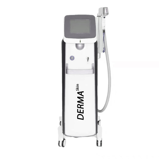 Aparat Epilare Definitiva Laser Dioda 3Lungimi 755NM, 808NM, 1064NM Profesional 1200W Dioda Laser, 50mil Impulsuri DERMASkin Black