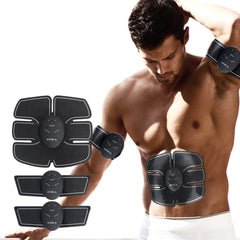 Aparat EMS Masaj Totulperfect, Tonifiere Abs Corp 8Pack, Electrostimulare musculara, Indepartare celulita, Slabire, Trainer Liftig Negru Power Battery