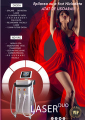 Aparat Epilare Definitiva si PicoSecond Second 532, 1064nm, Cellular ND YAG Pico Laser Profesional, Indepartare Tatuaje, 2 manipuli 755, 808, 1064nm 1600W Dioda Laser, 50mil Impulsuri ICEPlatinumPRO