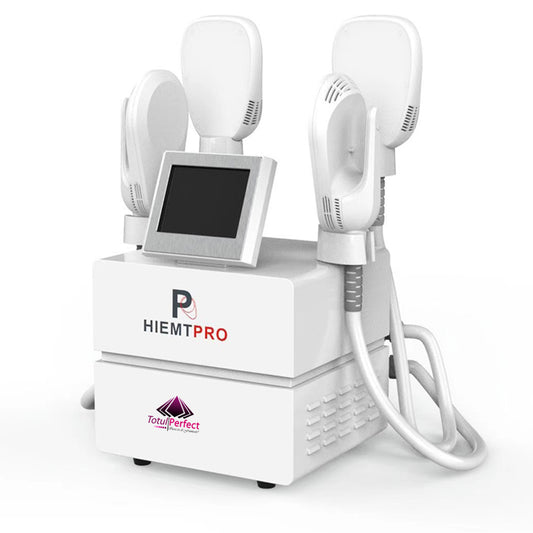 Aparat Electromagnetic Tesla Sculpt HI-EMT Remodelare corporala, Tonifiere Abdomen, 4 Manipuli, Slabire intensiva, Body shaping Creare Masa Musculara Portabil EMSSculptor PRO4