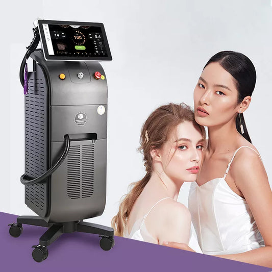 Aparat Epilare Definitiva TotulPerfect Super ICEPlatinium 1manipul 755nm, 808nm, 1064nm Dioda Laser, Profesional Salon TEC+Sapphire Refrigeration 1200W
