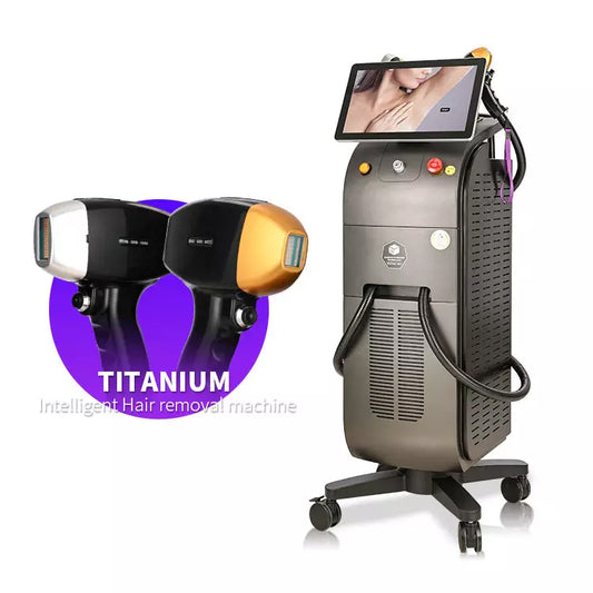 Aparat Epilare Definitiva TotulPerfect Super ICEPlatinium 2 manipuli 755nm, 808nm, 1064nm Dioda Laser, 50.000.000 Impulsuri, Epilare Laser Definitiva Profesionala Salon TEC+Sapphire Refrigeration 800-1200W