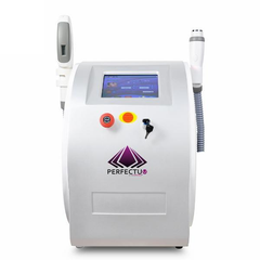 Aparat 2in1 Epilare Definitiva Ice Platinium OPT IPL SHR E-light + RF Coolying System 300.000 Impulsuri, Epilare Laser Profesionala Salon Bellisima-DUO