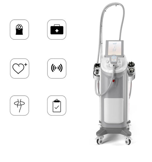 Aparat Remodelare Corporala Med360 Multipol RF, Cavitatie Rotativa Vacuum 40K, Vacuum RF Facial 5MzH, 800W Profesional SupplY