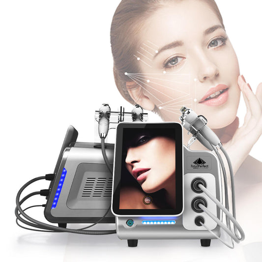 Aparat 2in1 Lifting Vacuum RF TotulPerfect Profesional 2MzH si Micro-Ace RF, Radio Frecventa Mono/Bi Polara Faciala Profesionala, 2MHz Pinxel-VS