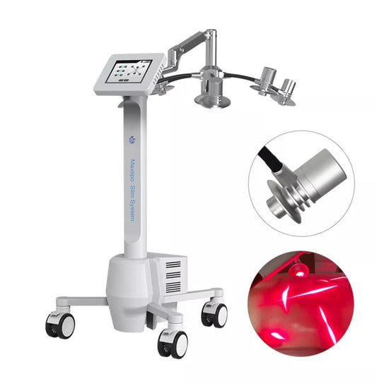 Aparat Lipolaser 635nm Rotire 360, 6 Lampi Laser Reducere celulita Body Conturing , Tonifiere Remodelare 6DLIPO Maxlipo Shape W