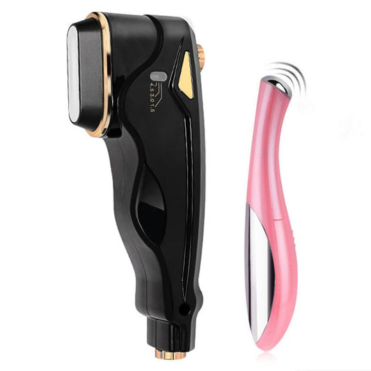 Aparat Ultrasunete Mini HIFU Lifting Facial, Indepartarea Ridurilor, Intinerirea pielii - Energie cu ultrasunete concentrata la intensitate ridicata Hello Skin Black