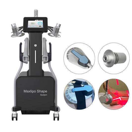 Aparat 2in1 Body Conturing Lipolaser 650nm Rotire 360? si HiEMT Stimulare Musculara Electromagnetica, Reducere celulita, Tonifiere Remodelare 6DLIPO Maxlipo Shape B