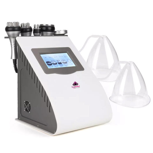 Aparat 6in1 Vacuum Cupping, Cavitatie 40K, Radiofrecventa Reducere celulita Body Conturing, Tonifiere Remodelare, Marire sani, Fese BodyC