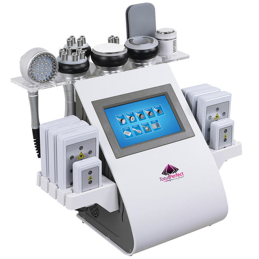 Aparat 10in1 40Khz Lipolaser Cavitatie, Vacuum RF, Lifting, Slabire in greutate, Indepartare celulita, Radiofrecventa Profesional Salon SlimmY