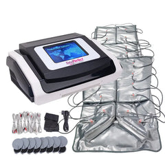 Aparat LCD Drenaj limfatic, EMS,Infrarosu Profesional de Slabit Presoterapie, Pierdere in Greutate, Anti Celulita, Detox Body Spa Silver