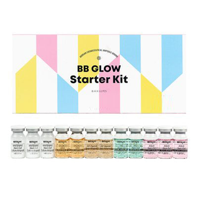 Set 12 Fiole Tratament Facial BB-Glow Meso Serum MakeUp Dermawhite Lifting si Albire White Microneedeling Dr.Pen