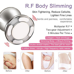 Aparat Cosmetic Ultrasonic RF Slabit, Indepartarea grasimii, Masaj, Tonifierea pielii, Ingrijirea/Tonifierea Corpului, TotulPerfect Silver 1705