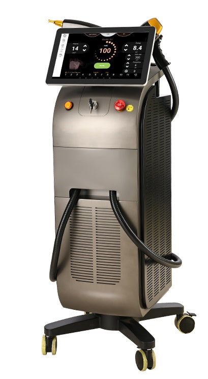 Aparat Epilare Definitiva TotulPerfect Super ICEPlatinium 2 manipuli 755nm, 808nm, 1064nm Dioda Laser, 50.000.000 Impulsuri, Epilare Laser Definitiva Profesionala Salon TEC+Sapphire Refrigeration1200W + ND YAG LASER