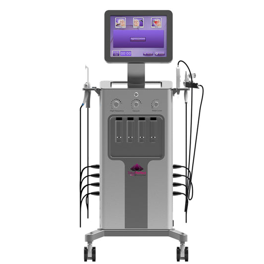 Aparat Facial Oxigen Revive II Hidroxigen RF Cooling Indepartare Puncte Negre, Hydra si Diamond Dermoabraziune, Curatare, Hidratare, Lifting Saloane, Indepartarea Acneei, Oxy Spray RF