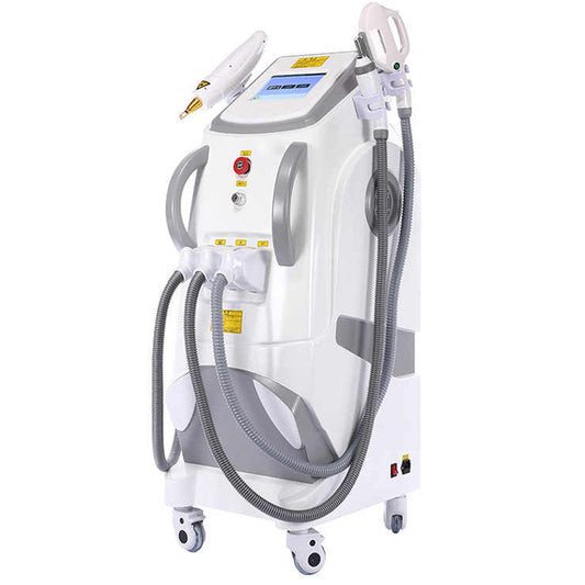 Aparat 4in1 Epilare Definitiva Profesional IPL SHR OPT RF Laser, ND YAG Indepartare Tatuaje, Rejuvenare Faciala, Tratament Antiacnee Salon